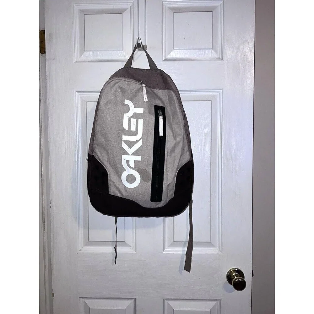 OAKLEY 2013 Black & Brown Three Pocket Backpack